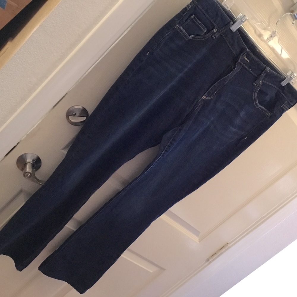 Sonoma Dark Wash Bootcut Jeans Plus Size